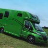 Aeos Discovery 45 horsebox in emerald green by KPH